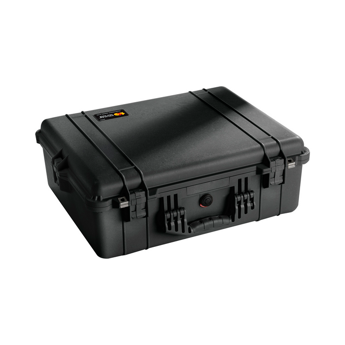 Estuche pelican protector negro con divisores Mod. 1600TP
