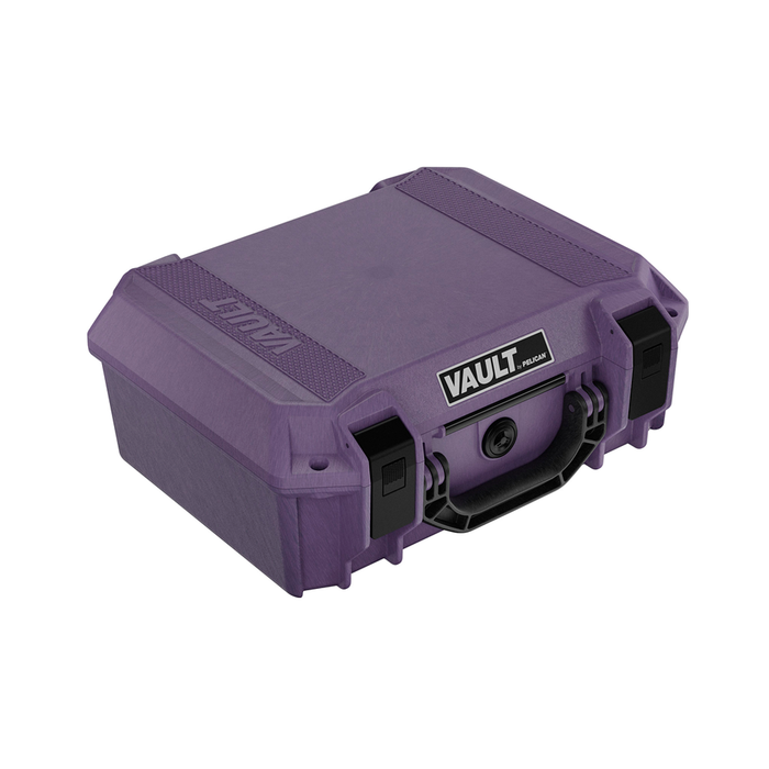 Estuche vault by Pelican morado con foam Mod. V200C