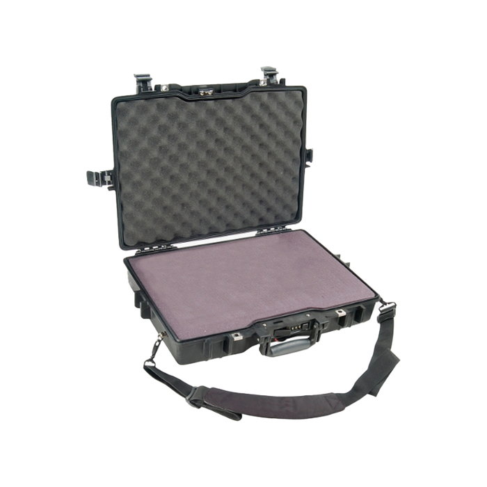 Estuche Pelican protector negro con foam Mod. 1495