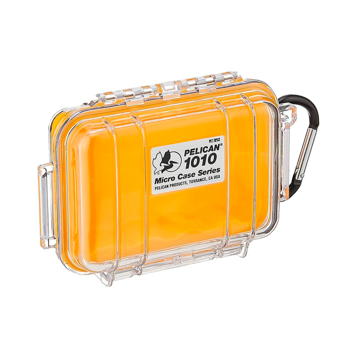 Micro case de proteccion pelican (yellow/clear) Mod. 1010