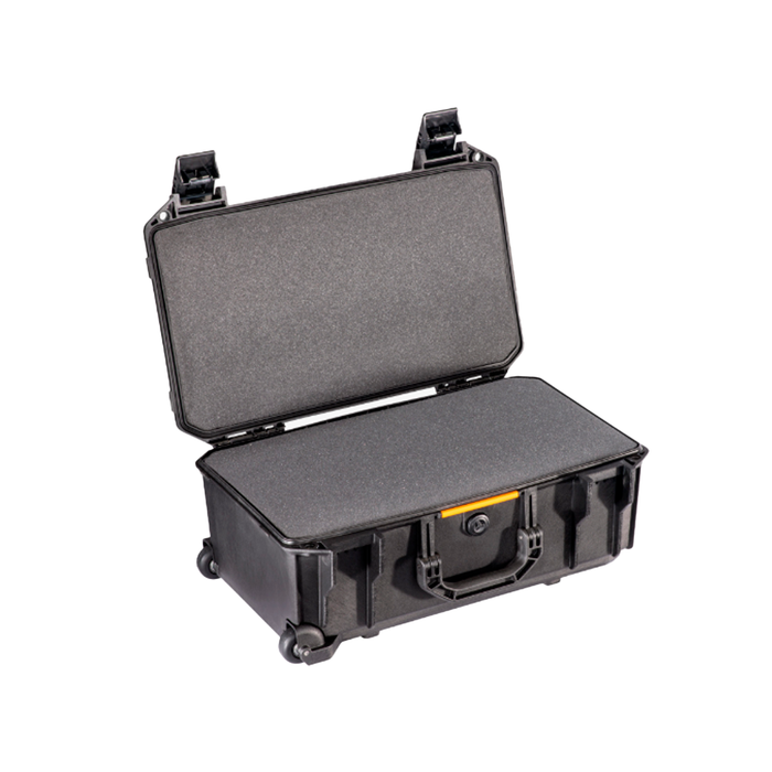 Estuche vault by pelican negro con ruedas con foam Mod. V525