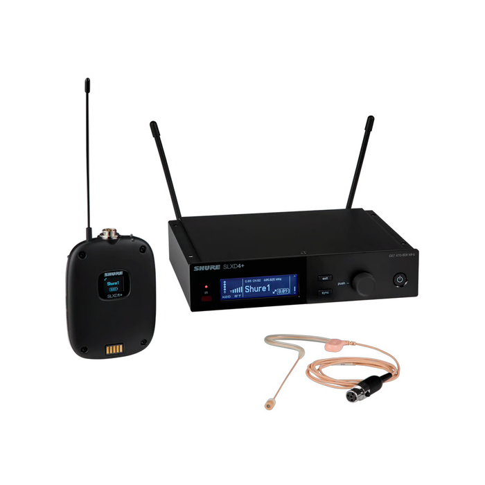 Sistema inamalbrico digital c/ microgono mx153t shure Mod. SLXD14+/153T-G57