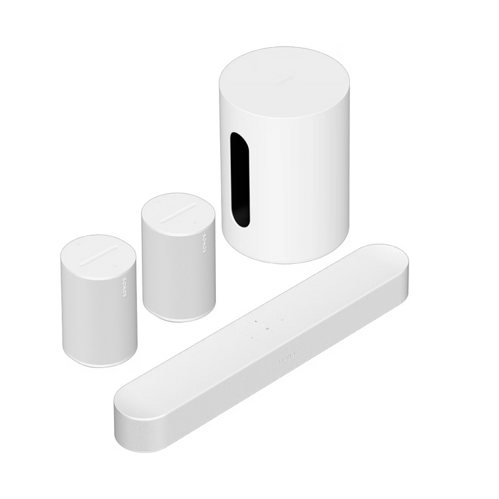 Set de sonido envolvente con Beam Mod. White