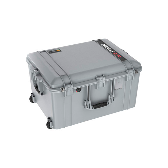 Estuche pelican air plateado con foam Mod. 1637