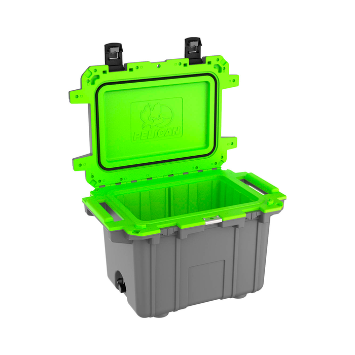 Hielera portatil pelican (dark gray/green) Mod. 50Q-1-DKGRYEGRN
