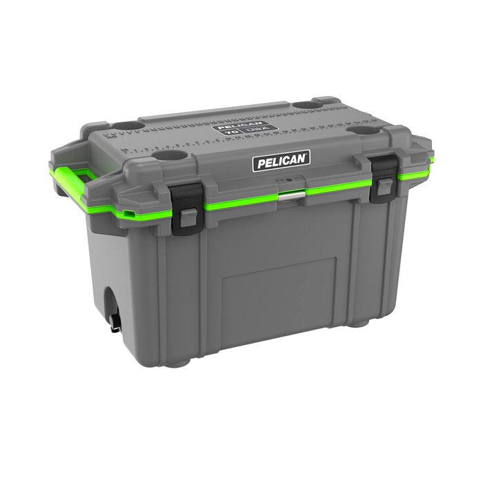 Hielera portatil pelican (dark gray/green) Mod. 70Q-1-DKGRYEGRN