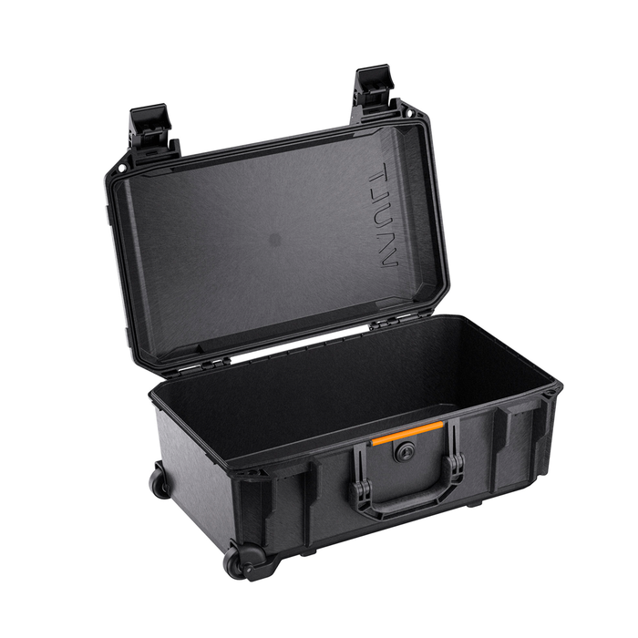 Estuche Vault by Pelican negro con ruedas sin foam Mod. V525