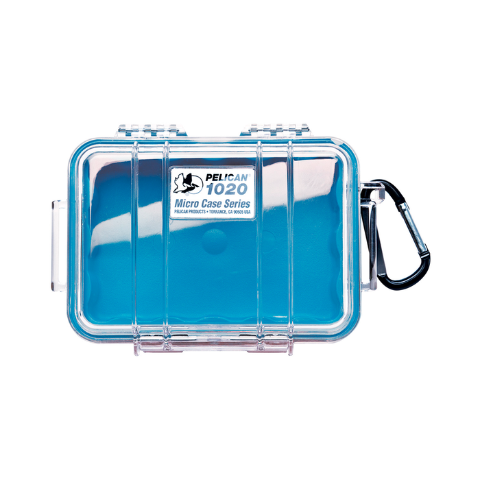 Micro case de protección Pelican(BLUE/CLEAR) Mod. 1020