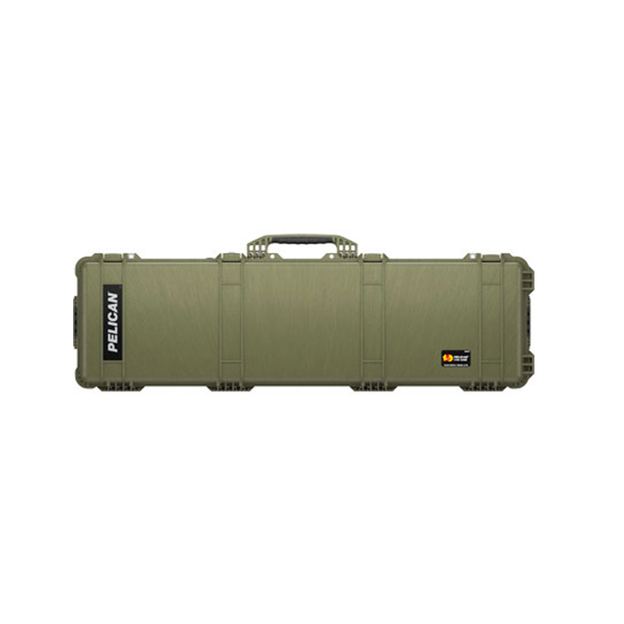 Estuche pelican protector verde con foam Mod. 1750