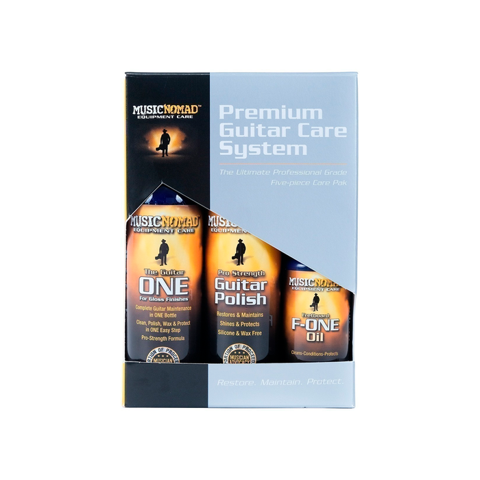 Kit 5 pz premium guitar care music nomad Mod. MN108