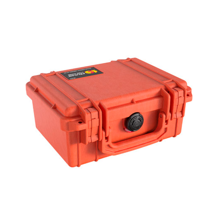 Estuche pelican protector naranja con foam Mod 1150