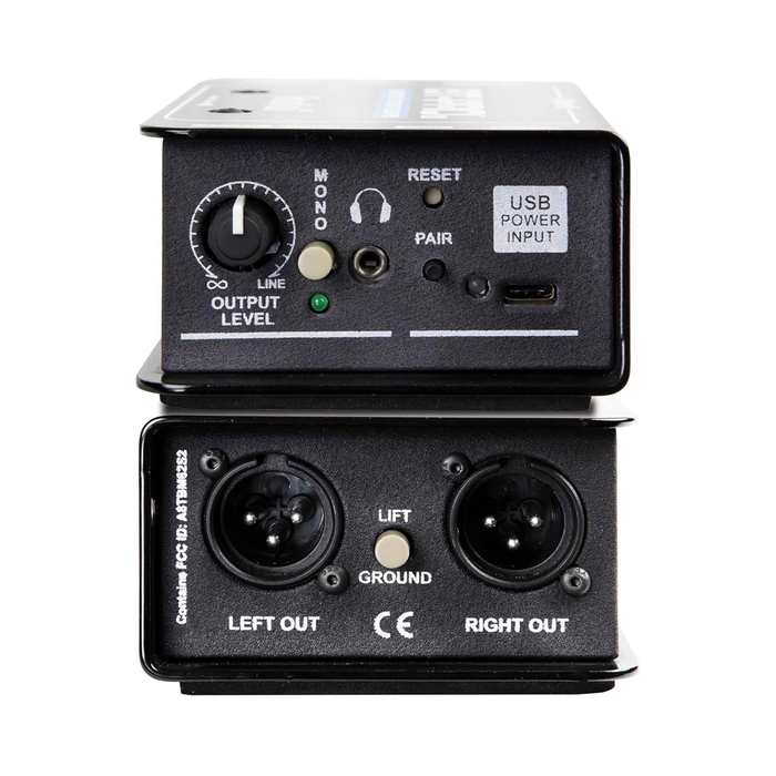 Caja directa activa de dos canales y receptor bluetooth radial Mod. BT-PROV2