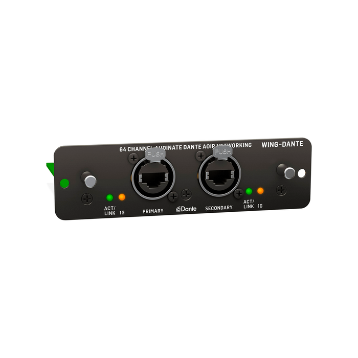 Tarjeta dante behringer para consola wing Mod. WING-DANTE