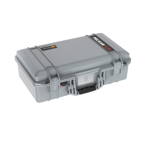 Estuche pelican air plateado con foam 1525 - gbamusicstore