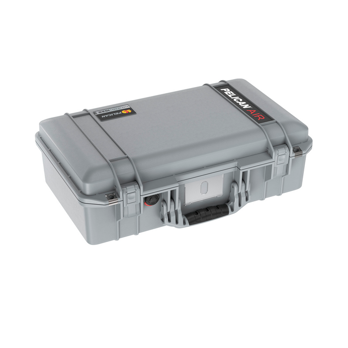 Estuche pelican air plateado con foam 1525
