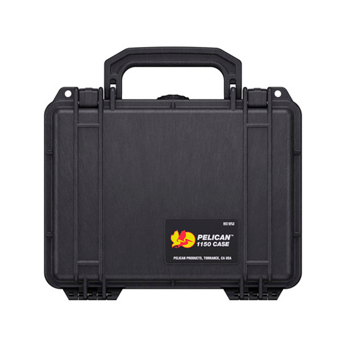 Estuche pelican protector negro con foam Mod. 1150