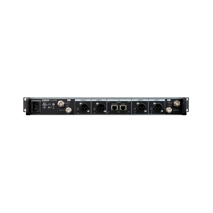 Receptor Digital Shure Quad Rf Cascada Mod. ULXD4Q