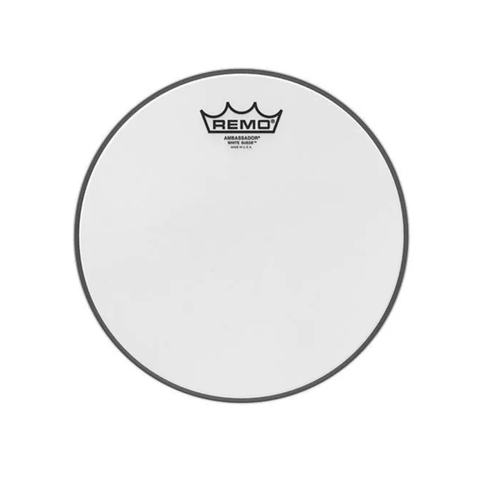 Parche 12" remo ambassador white suede Mod. BA-0812-WS