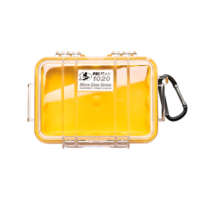 Micro case de protección Pelican (YELLOW/CLEAR) Mod.1020
