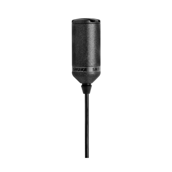 Micrófono lavalier shure dinamico lavalier, cable 12 mts, conector xlr, clip tipo pinza Mod. SM11CN