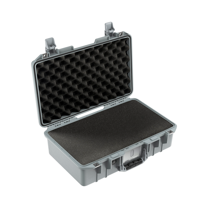 Estuche pelican air plateado con foam Mod. 1485