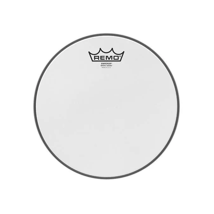Parche 8" remo emperor white sude Mod. BE-0808-WS