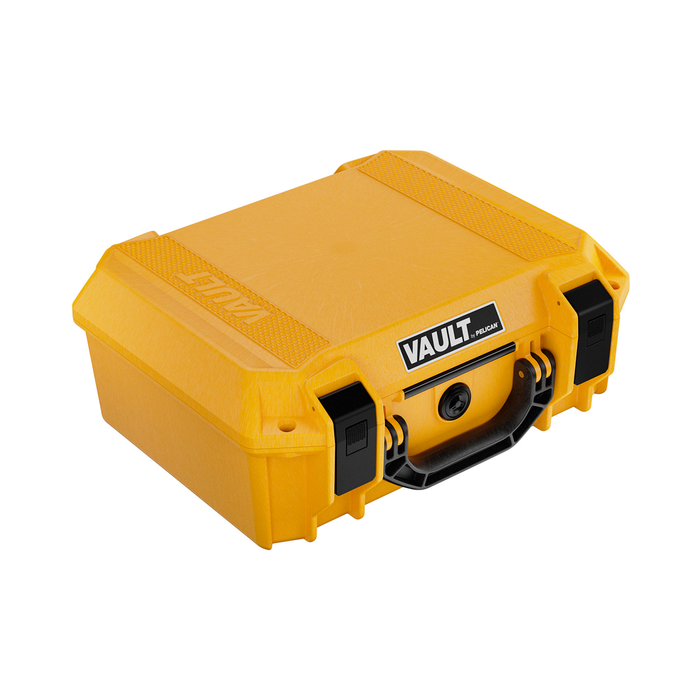 Estuche Vautl by Pelican amarillo con foam Mod. V200C