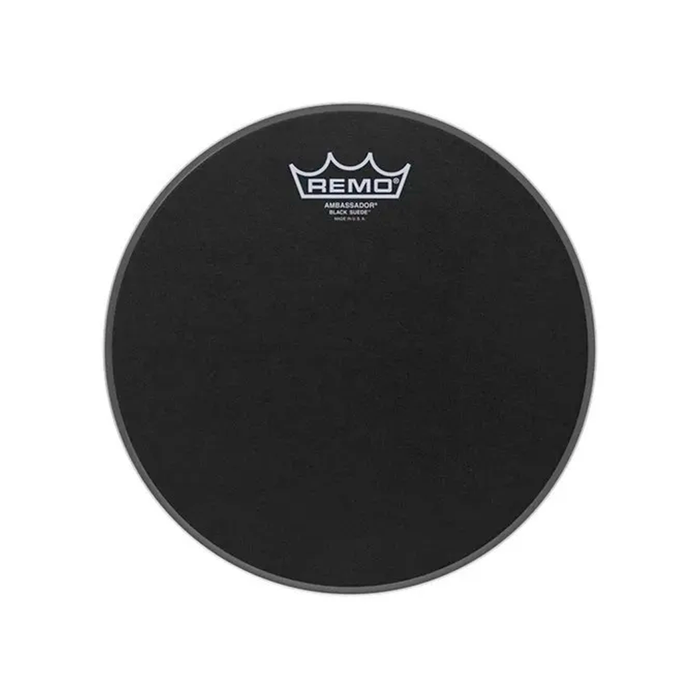 Parche 14" remo ambassador black suede Mos. BA-0814-ES