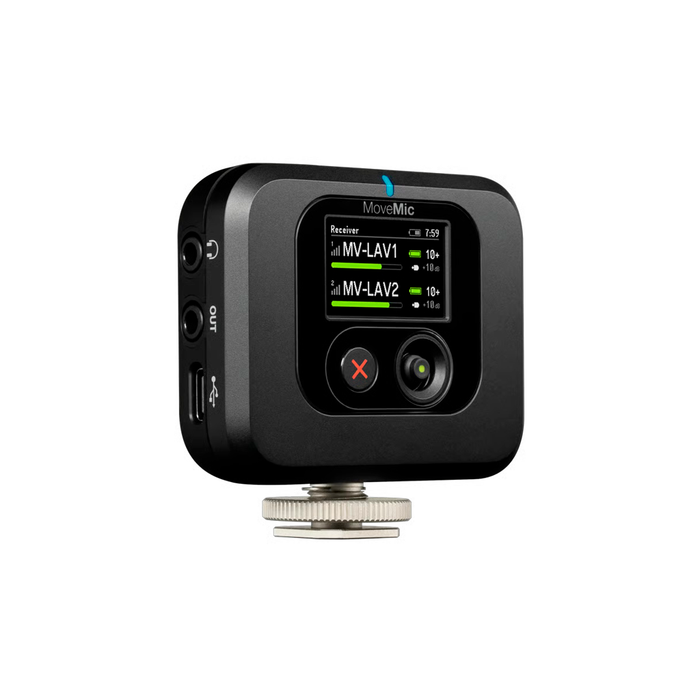 Microfonía lavalier con dos microfonos y receptor Mod. MV-TWO-KIT
