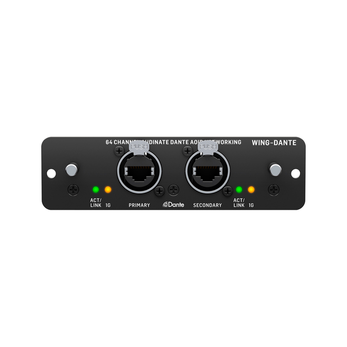 Tarjeta dante behringer para consola wing Mod. WING-DANTE