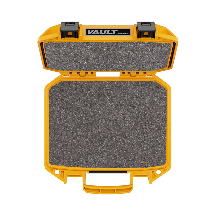 Estuche Vault by Pelican amarillo con foam v100c