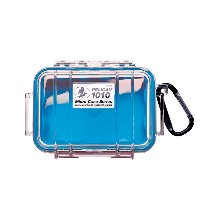 Micro case de protección pelican 1010 (BLUE/CLEAR)