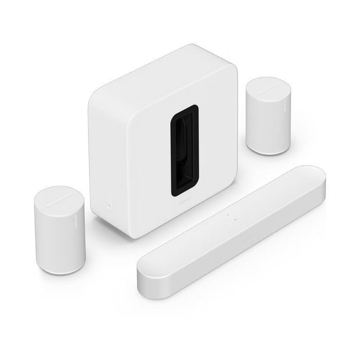 Set de sonido envolvente premium con Beam Mod. White