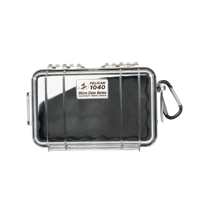 Micro case de protección pelican Mod. 1040 (black/clear)