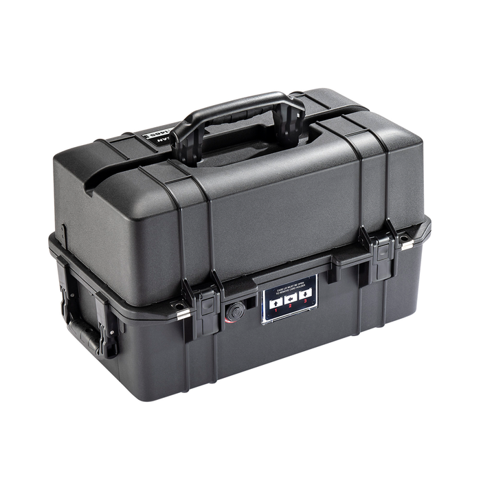 Estuche Pelican air negro sin foam 1465