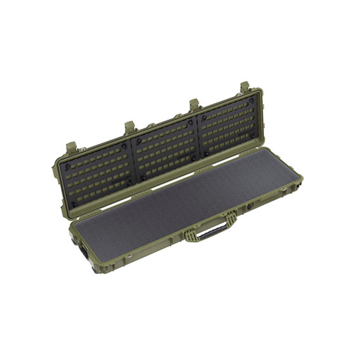 Estuche pelican protector verde con foam Mod. 1750