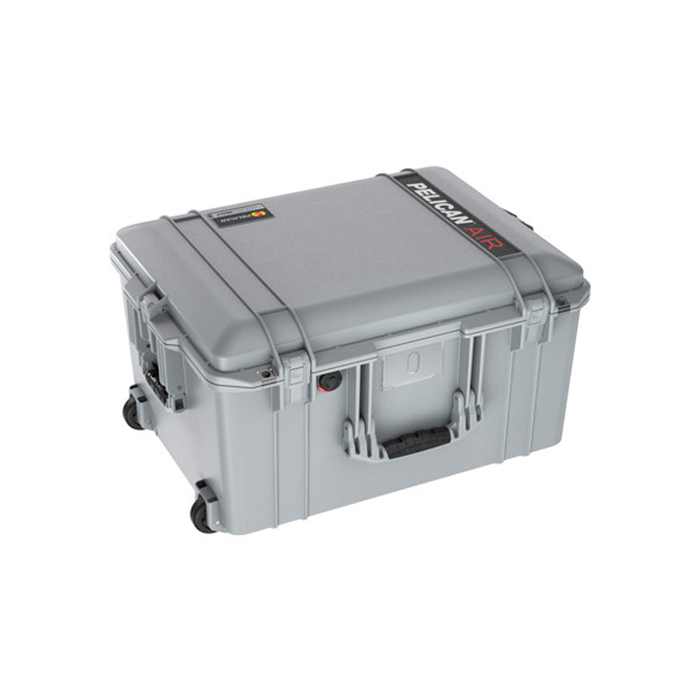 Estuche pelican air plateado Sin foam 1607