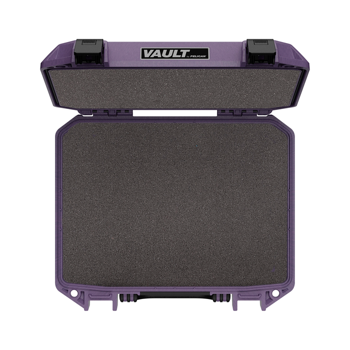 Estuche vault by Pelican morado con foam Mod. V200C