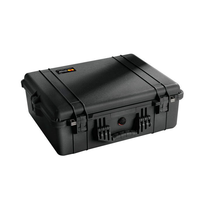 Estuche Pelican protector negro con foam Mod. 1600