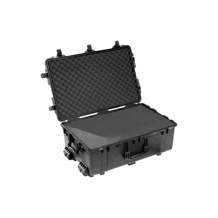 Estuche pelican protector negro con foam Mod. 1650