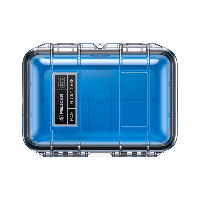 Micro case de protección Pelican (blue/clear) Mod. M40