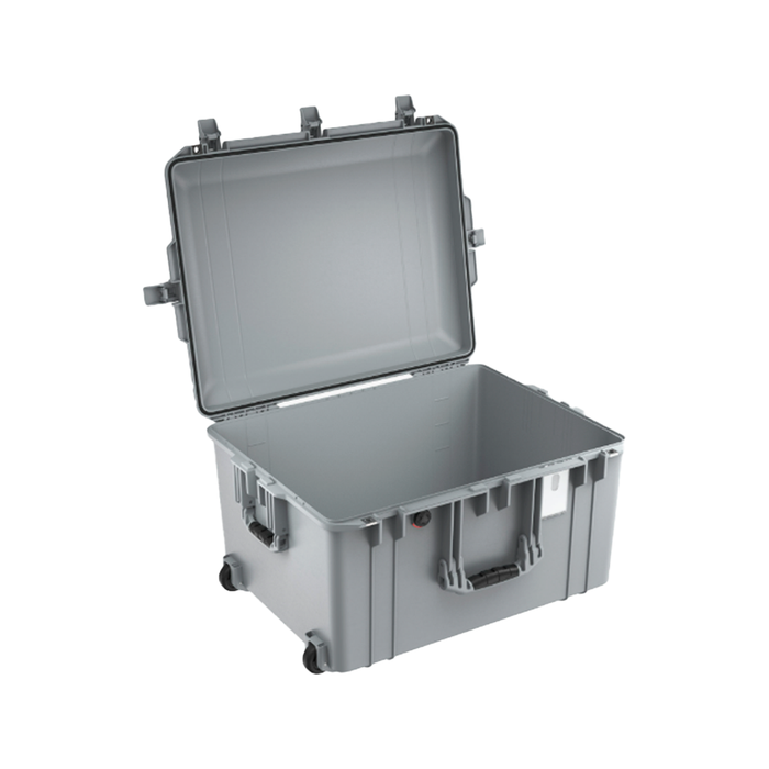 Estuche pelican air plateado con foam Mod. 1637