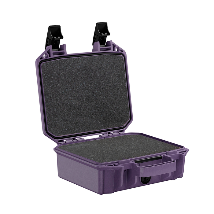 Estuche Vault by Pelican morado con foam Mod. V100C