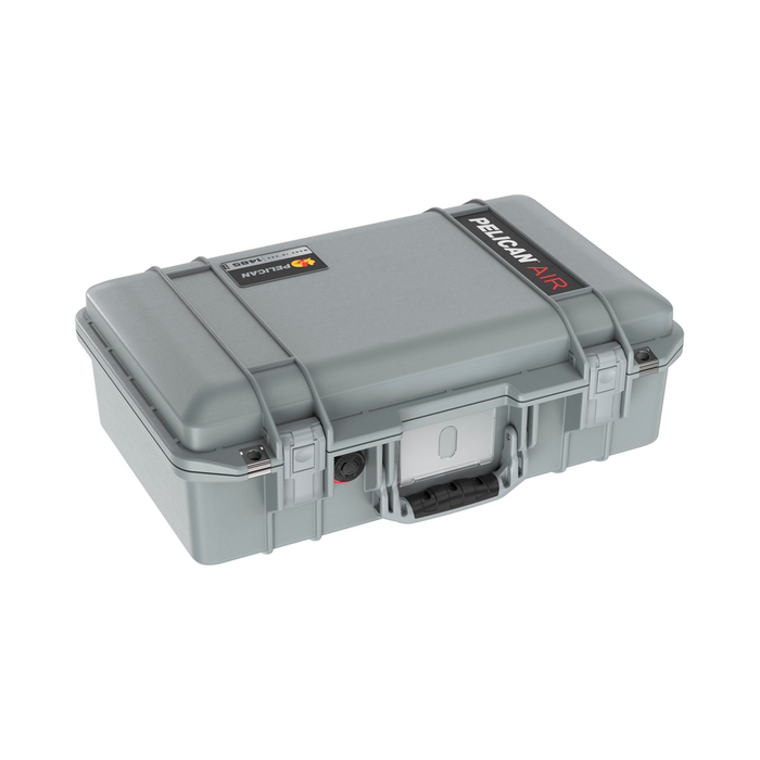 Estuche pelican air plateado con foam Mod. 1485