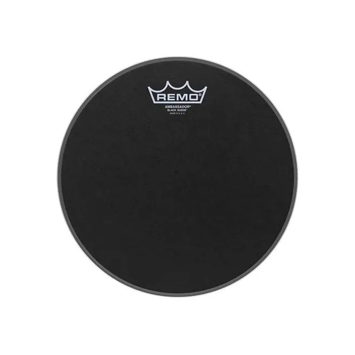 Parche 12" remo ambassador black suede Mod. BA-0812-ES