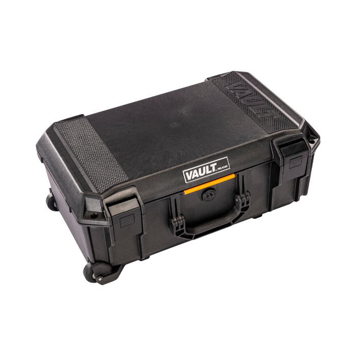 Estuche Vault by Pelican negro con ruedas sin foam Mod. V525