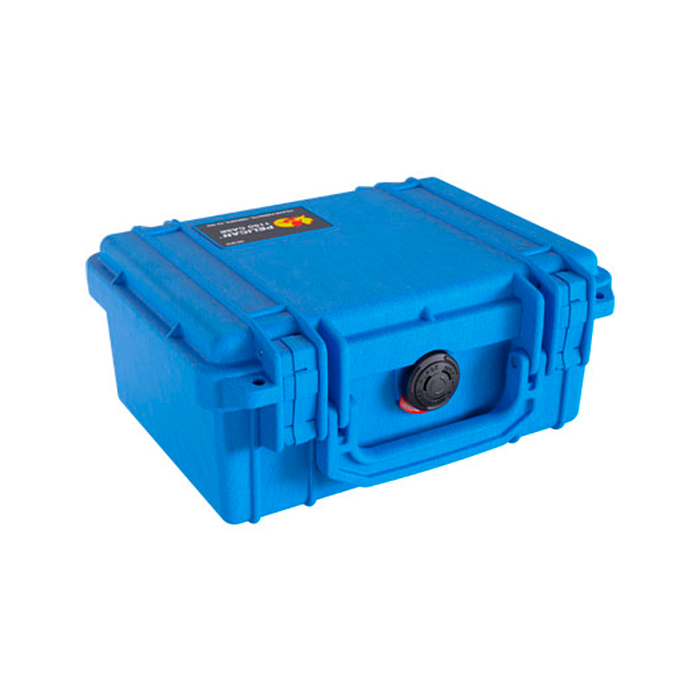 Estuche Pelican protector azul con foam Mod. 1150