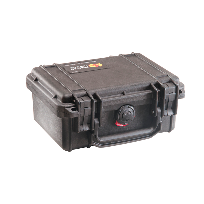 Estuche Pelican protector negro con foam Mod. 1120