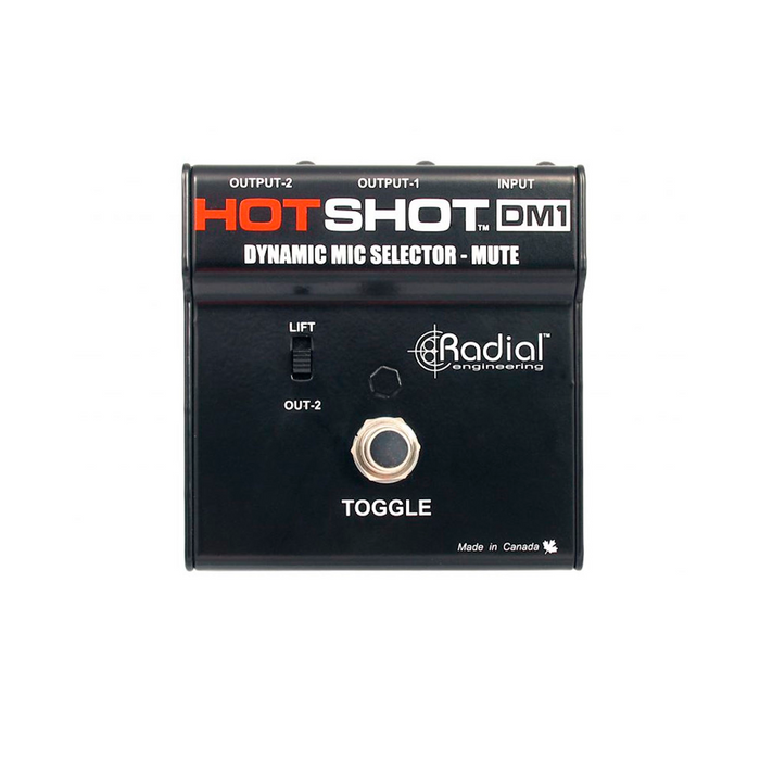 Pedal conmutador de entrada radial Mod. HOTSHOT DMI