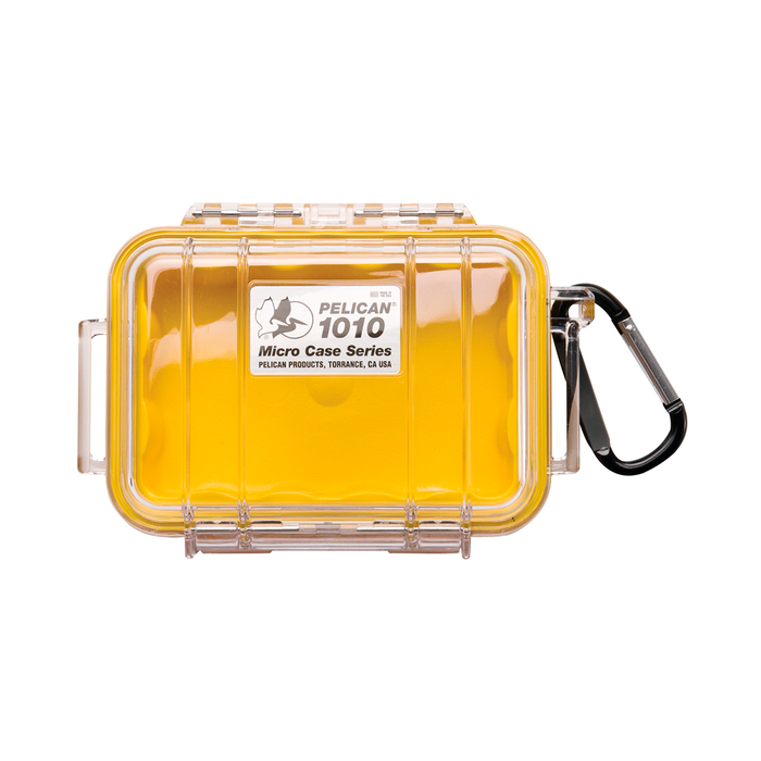 Micro case de proteccion pelican (yellow/clear) Mod. 1010